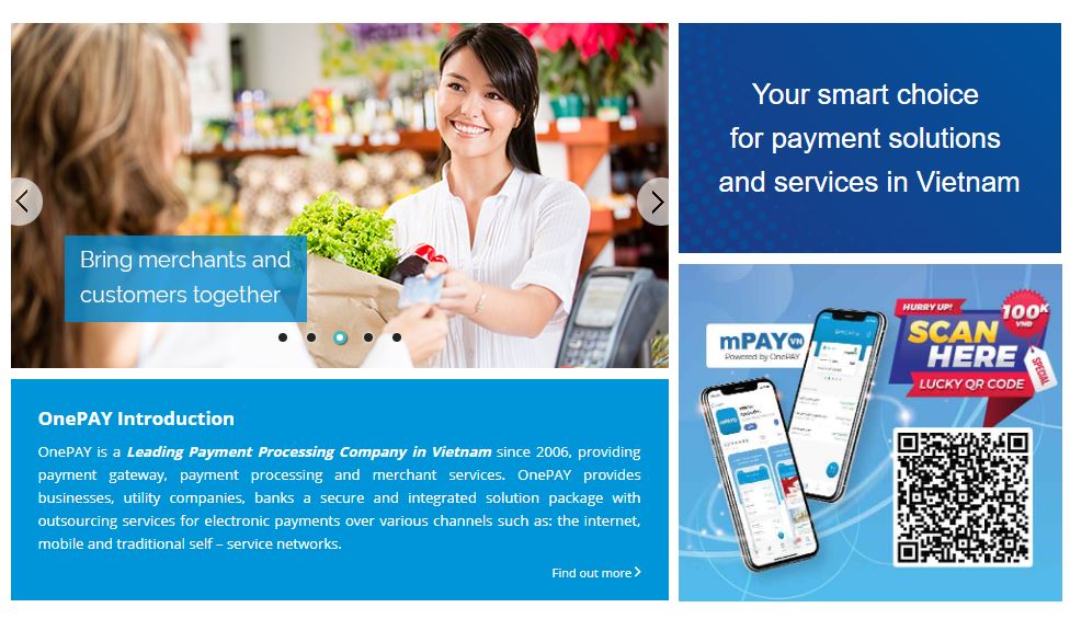 Cổng thanh toán trực tuyến OnePay