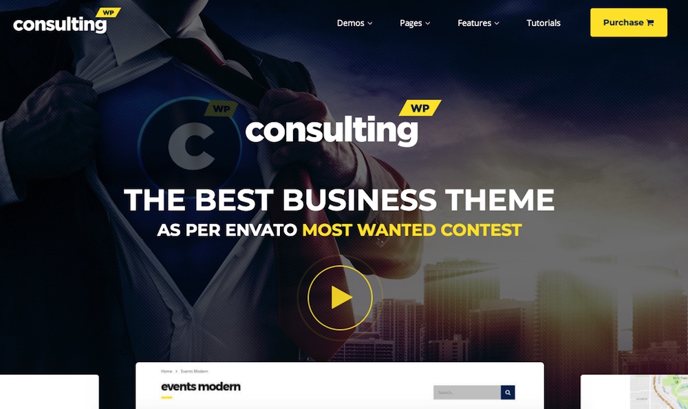 Consulting - mẫu website giới thiệu doanh nghiệp hoàn hảo