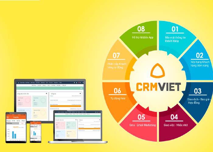 Phần mềm quản lý gia sư thông dụng CrmViet