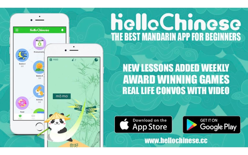 App học từ vựng tiếng Trung Hello Chinese