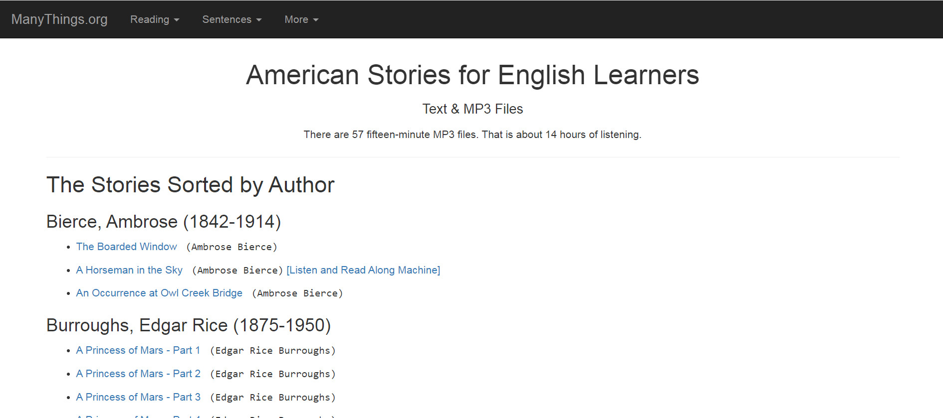 American Stories For Learning English