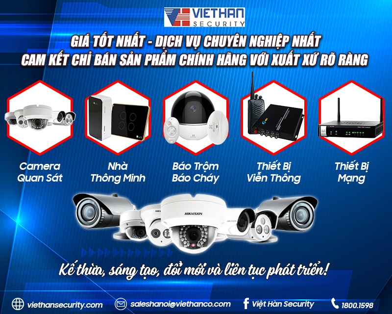 Công ty lắp camera Việt Hàn