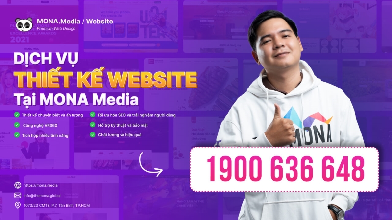 Công ty thiết kế website MONA Media