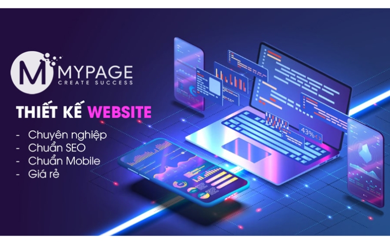 dịch vụ thiết kế web Mypage