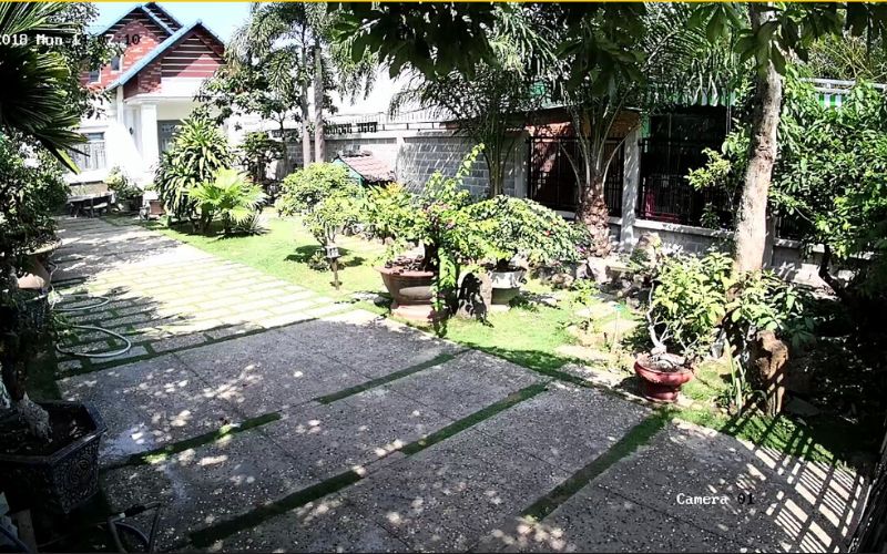 lắp camera sân nhà