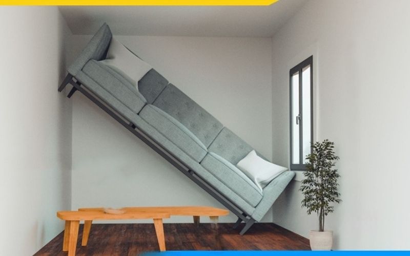 kích thước sofa không phù hợp với không gian