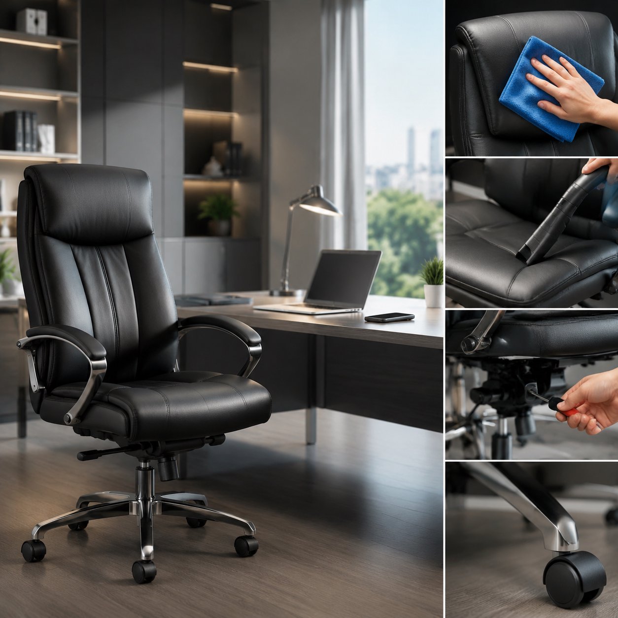 Ghế giám đốc dùng sao cho bền, bảo dưỡng thế nào cho đúng Ghế giám đốc dùng sao cho bền, bảo dưỡng thế nào cho đúng